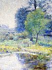 John Ottis Adams Spring Landscape 1895 painting